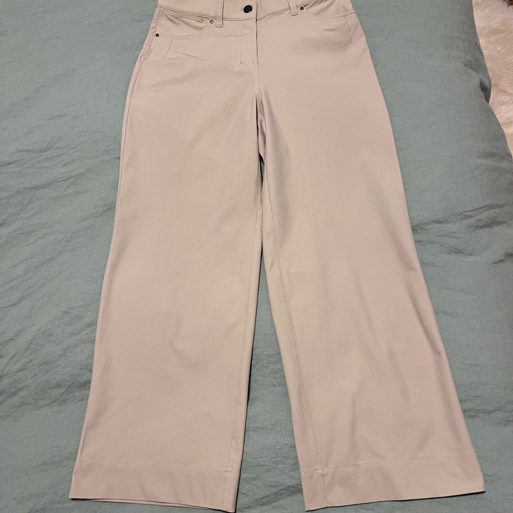 City Sleek Wide Leg 7/8 Pants